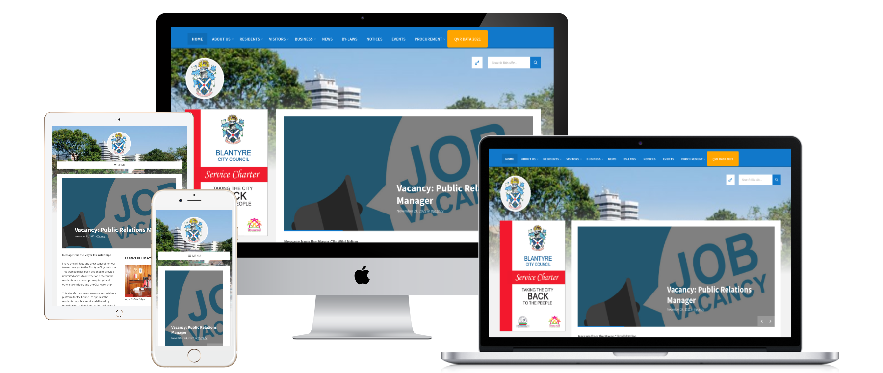 Blantyre City Council Freelance Web Solutions